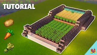 MY FIRST AUTOMATIC FARM in Minecraft..(Wheat, Carrots, Potato)