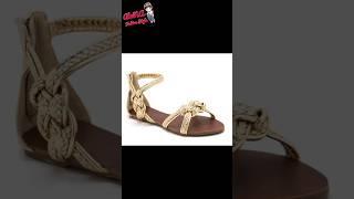 #shortsStylish Flat Sandals Designs for ladies