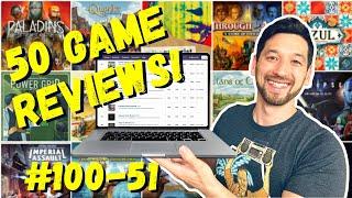 Reviewing the Top 100 Games on BGG!! (Part 1)