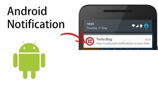 How to create Notification in Android Studio