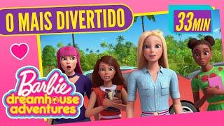 MEGA MARATONA DE BARBIE AVENTURAS NA DREAMHOUSE | Desenho da Barbie Em Português