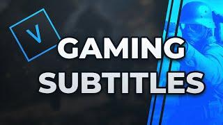(NO PLUGINS) The EASIEST Way To Make Smooth Gaming Subtitles For YouTube Videos! (Sony Vegas Pro)