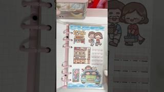 Journal with me  Stickers happy family P2211 Asmr #journaling #asmr #stickers