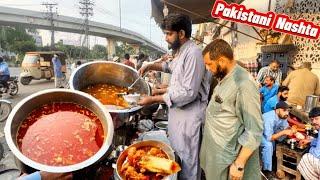 70/-Rs DISCOVER THE CHEAPEST ORGANIC VEG & NON-VEG IN PAKISTAN | PAKISTANI NASHTA | LAHORI BONG PAYE