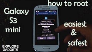 How to Root Galaxy S3 mini (GT- I8190) : Easiest & Safest Method - Works with All Firmwares