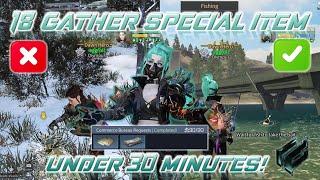 Lifeafter | Fastest way to obtain 18 Gather Special Items | Under 30 Minutes!