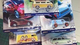 Hot Kustoms Unboxing: Hot Wheels Cargo Carriers with Nissan C10 Skyline Wagon