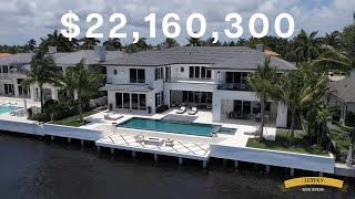 $22,160,300 in Royal Palm Way Florida - USA  HOUSE TOURING