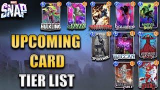 AUGUST + SEPTEMBER UPCOMING CARDS REVIEW + TIER LIST - Marvel Snap