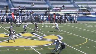 Julian Allen TE Lackawanna College spring game TD 2013