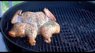 Weber Kettle Spatchcock Chicken | The best way to grill chicken?