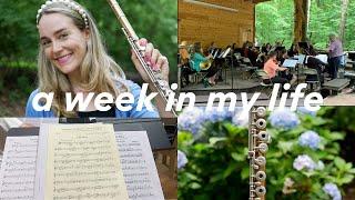 a week in my life vlog - orchestra concert in the mountains! [katieflute vlogs]