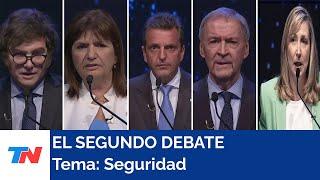 El segundo debate presidencial I Tema: Seguridad