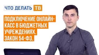 Подключение онлайн-касс в бюджетных учреждениях. Закон 54-ФЗ.