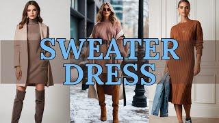 Sweater Dress Outfit Ideas for the Season: Stay Stylish and Warm | 2025 Fashion Trends