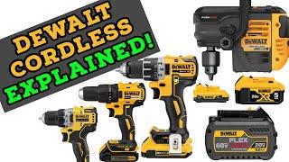 DeWALT Cordless Tool Lines... EXPLAINED!