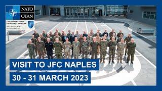 NATO Military Committee visits Allied Joint Force Command Naples - 30 to 31 March 2023