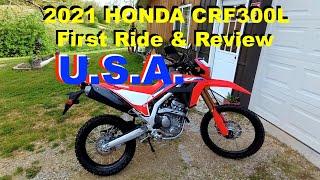 2021 Honda CRF300L First Ride and Review