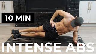 10 Min Intense Home Abs Blast | Get Shredded No Equipment!