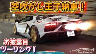 【㊗️納車‼️】アヴェンタSVJロードスター納車お披露目ツーリングめちゃくちゃかっこいい️#lamborghini #aventador #svj