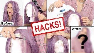 I MADE A CHEAP AMAZON WIG LOOK BETTER THAN MY FULL LACE WIGS!  (synthetic wig hacks)