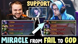 Miracle from LOL to GOD vs Noone — Antimage with SUPPORT Drow