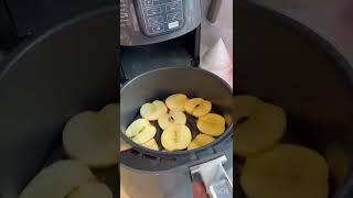 APPLE CRISPS IN THE AIR FRYER | HEALTHY SNACK IDEAS