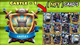 Trolling Opponents In Castle - 1 With All NFT Card's In One Deck! - Castle Crush