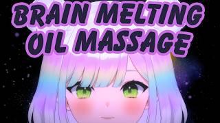 【ASMR】brain melting oil massage for sleep🫠 | ear rubs + intense sounds⭐️  #3DIO #asmr