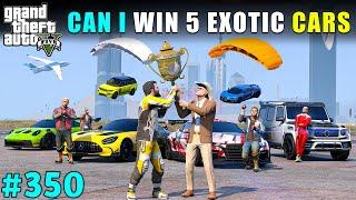 I WON 5 LUXURY EXOTIC SUPER CARS IN A RACE | GTA V GAMEPLAY #350 | GTA 5