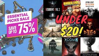 20 Top PS Store Games Under $20! Resident Evil, Shadow of the Colossus and more!