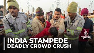 Several people killed in a crowd crush at India’s Mahakumbh religious festival