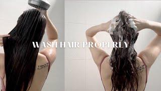 How to Wash Your Hair Properly