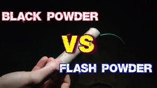 20G Black Powder vs 20G Flash Powder