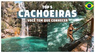 5 CACHOEIRAS INCRÍVEIS PARA CONHECER NO BRASIL 