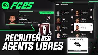 TROUVER les MEILLEURS AGENTS LIBRES et REGENS en Carrière ! (TUTORIEL FC25)