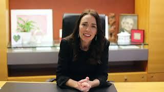 Jacinda Ardern encouraging New Zealanders to take part in VisionweekNZ