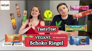 ÜBERRASCHEND  VEGANE SCHOKO RIEGEL  Taste Test  Eat With Us ️‍🩹