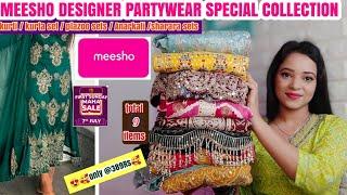 ||Meesho Haul||Meesho Designer party'wear kurta set haul/sharara/plazoo/lahenga|wedding Dresses||