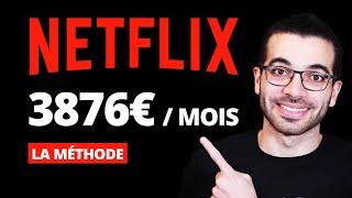 GAGNER DE L’ARGENT AVEC NETFLIX EN 2024 (ARGENT PAYPAL FACILE)