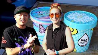 Governors Ball Ice Creams At Milk & Cream Cereal Bar With Cory Ng | Sprung On Food