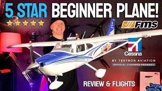 5 STAR Beginner RC Plane!!! - FMS Cessna 182 Skylane 