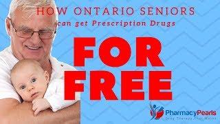 How Ontario Seniors Can Get Prescription Drugs with No Out of Pocket Costs