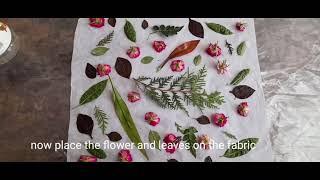 Eco Printing-how to make Eco Printing with flowers