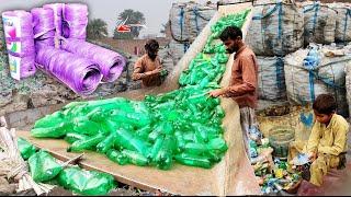 How Million Waste Plastic Bottle Convert into Plastic Rope Roll