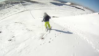 Skiing the Mourne mountains, April 2013