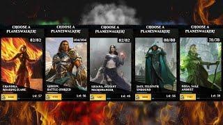 Magic Puzzle Quest - Overview of All 5 Base Planeswalkers + Gameplay