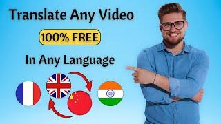 How to Translate Video into Any Language with AI FREE | AI Video Dubbing