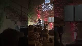 Alexandre Guerrero Ténor au Château St Pierre de Mejans avec les Musicales dans les Vignes