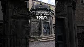 Greyfriars Kirkyard in 1830 and Today